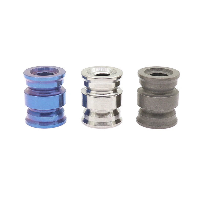Titanium Alloy Knife Bead Parachute Rope Lanyard Pendant EDC DIY Zipper Head 07FC0E-D4 - KOEEK