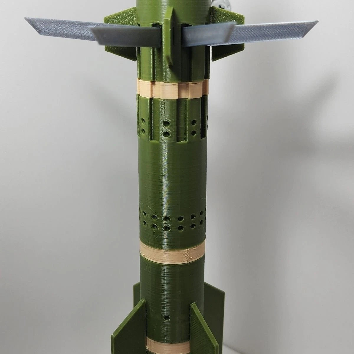 1/18 Hellfire R9X Blade Missile 35cm 3D Printed Finished Model Display 07FC0E-D4 - KOEEK