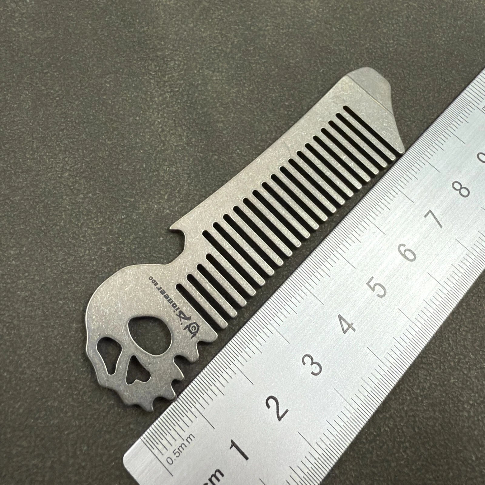 Hot RIHE Design TC4 TITANIUM PRY Bar TOOL Ghost EDC bottle opener Comb 07FC0E-D4 - KOEEK