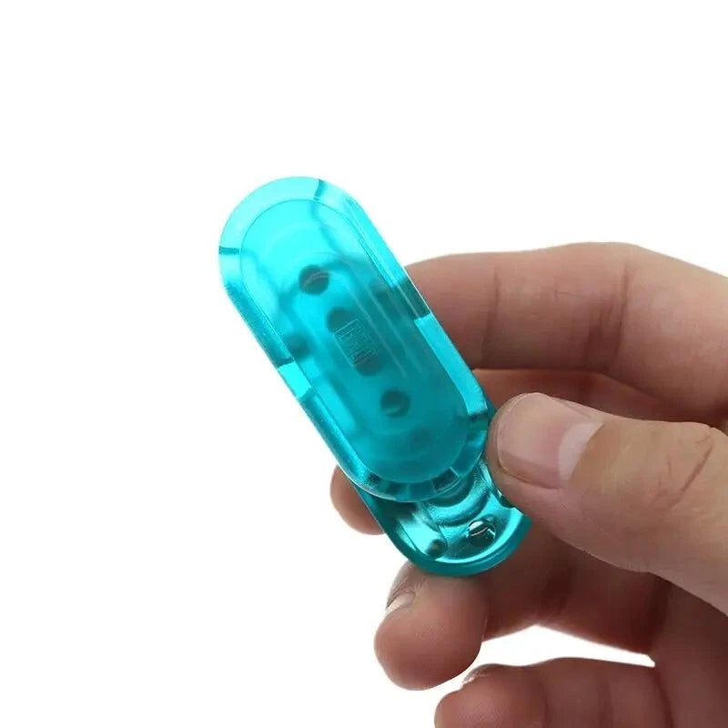 Owl PC Push Slider Relieving Toy Office EDC Fidget Toys Blue Luminous Rich Toy 07FC0E-D4 - KOEEK