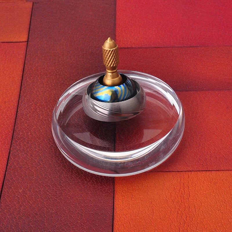 Professional K9 Cristal Glass Base for Spinning Top Precise Made mini size 2.6’ 07FC0E-D4 - KOEEK