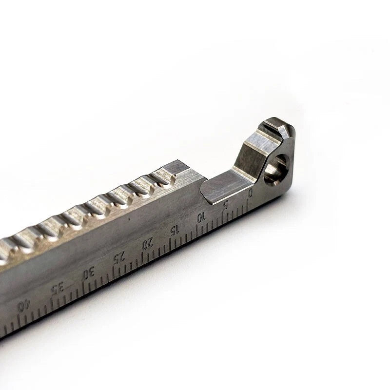 TITANER Titanium Pry Bar Crowbar Multi Tools Ruler Bottle Opener Outdoor EDC TITANER - KOEEK