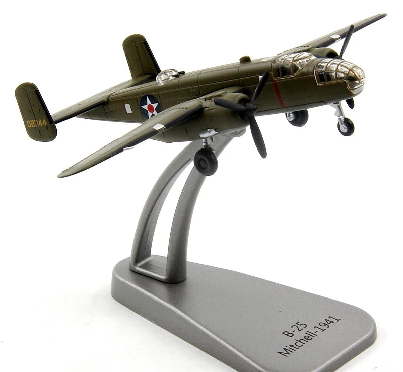 AF1 1/144 US B-25 Mitchell Bomber Diecast Finished Model 07FC0E-D4 - KOEEK