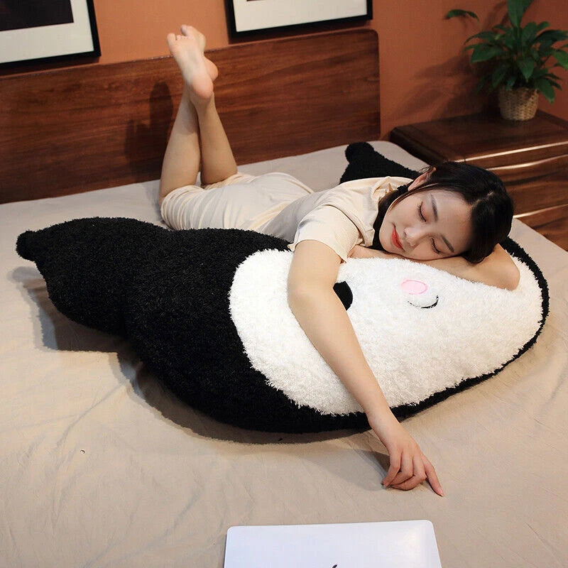 Kuromi Plush Toys Huge Stuffed Doll Kawaii Pillow Backrest Girl Bedroom Cushion 07FC0E-D4 - KOEEK