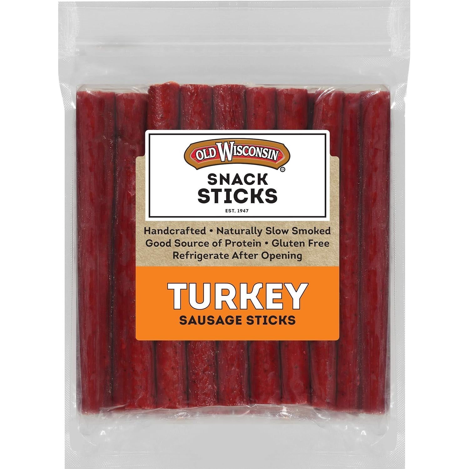 new Old Wisconsin Turkey Sausage Snack Sticks, Naturally 1.75 Pound (Pack of 1) OLD WISCONSIN - KOEEK