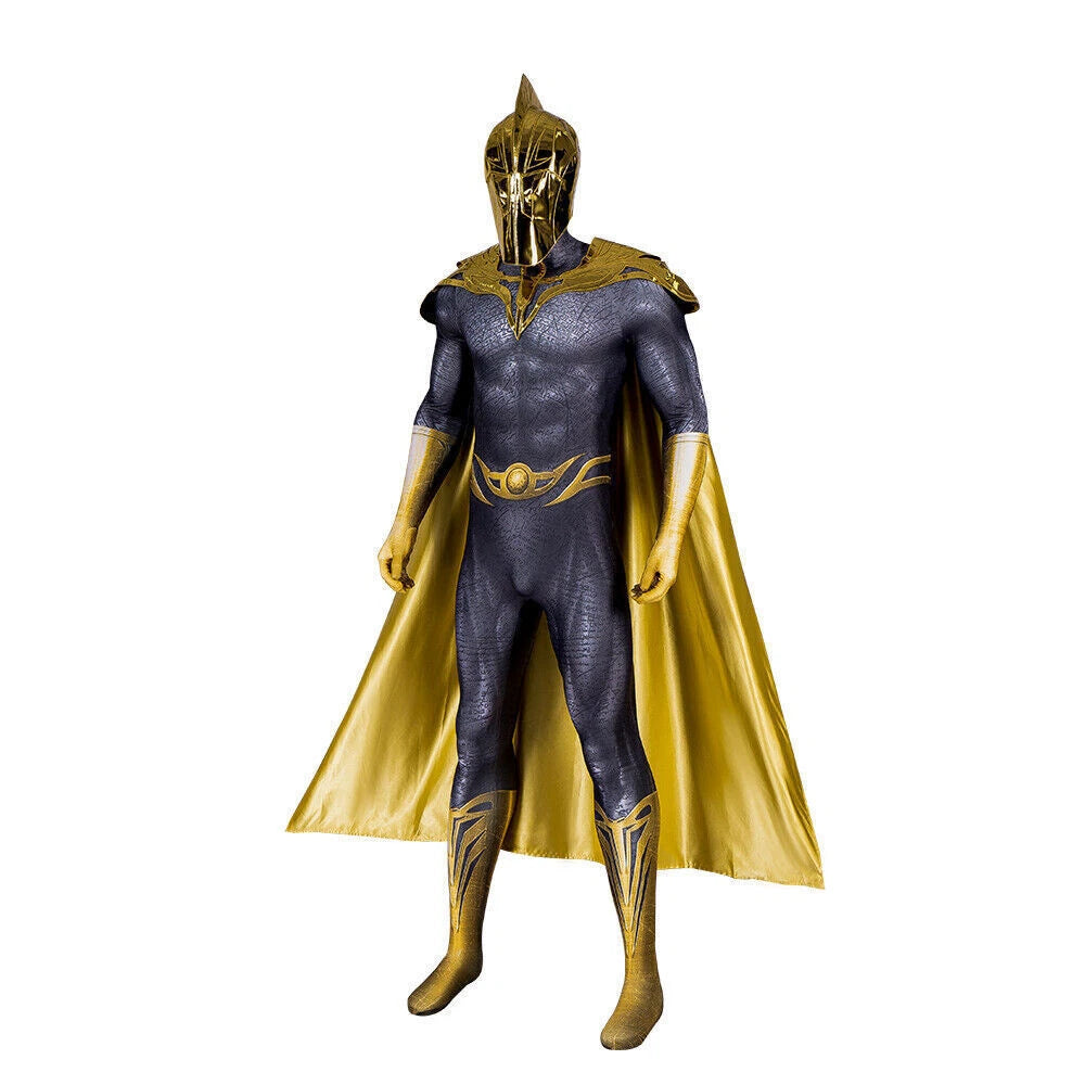Black Adam Doctor Fate Cosplay Bodysuit Cloak Costume Outfits Men Halloween Suit 07FC0E-D4 - KOEEK
