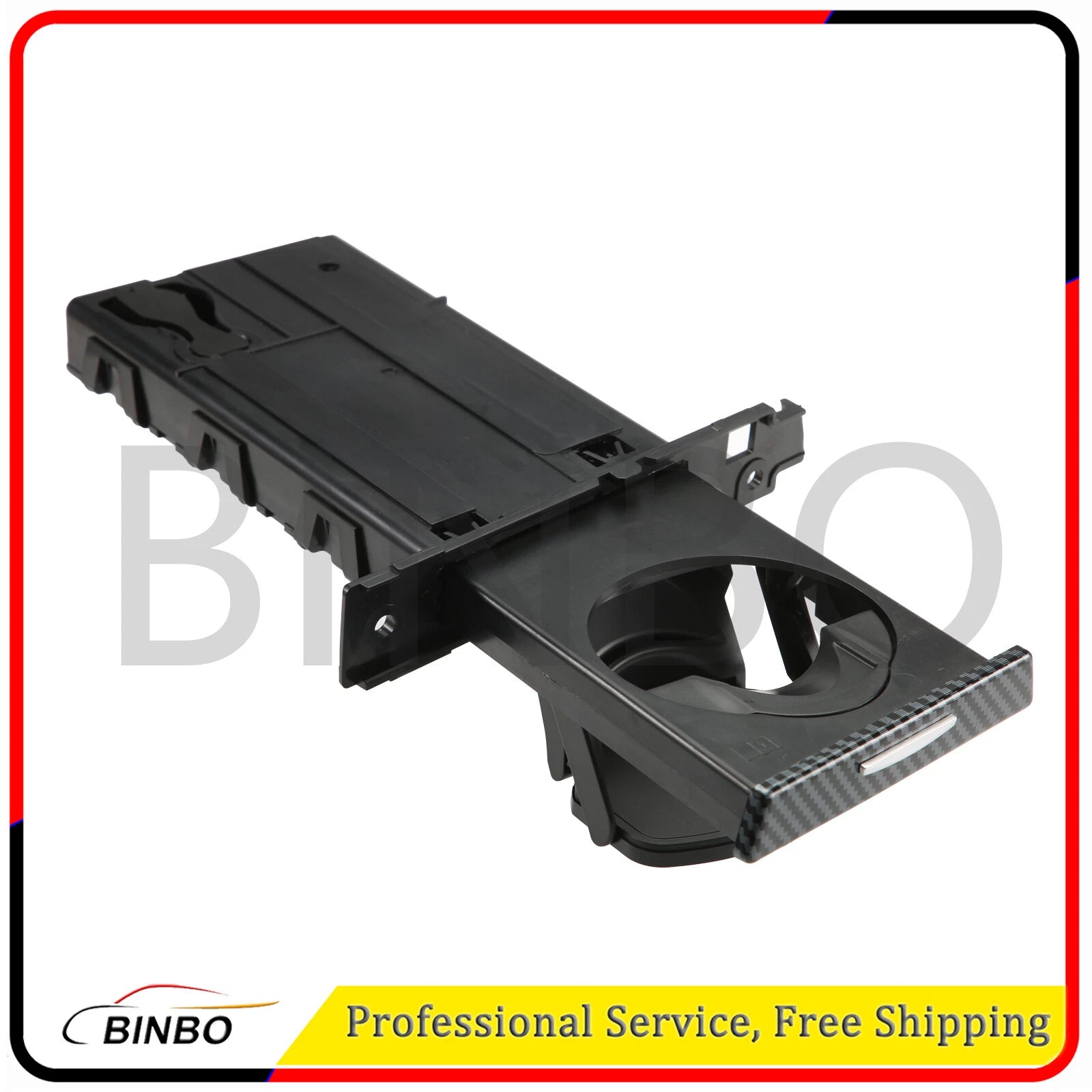 Carbon Fiber Cup Holder Right Passenger For BMW E90 E91 E92 325i 330i 335i 328i 07FC0E-D4 - KOEEK