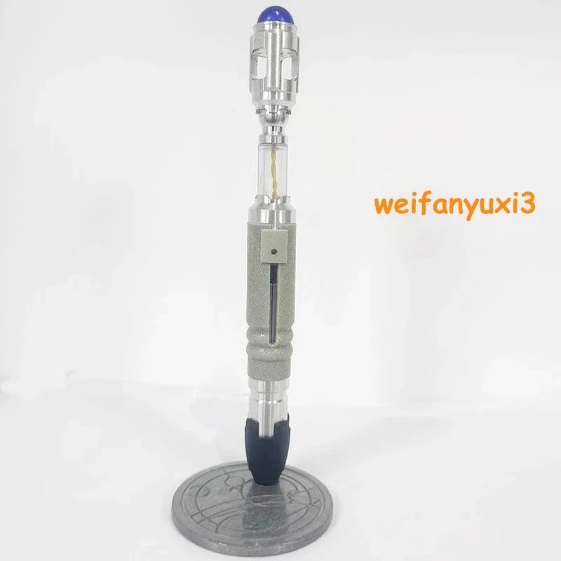 Replica Doctor Who Master 10th Metal Sonic Screwdriver Scalable LED Prop Gift 07FC0E-D4 - KOEEK