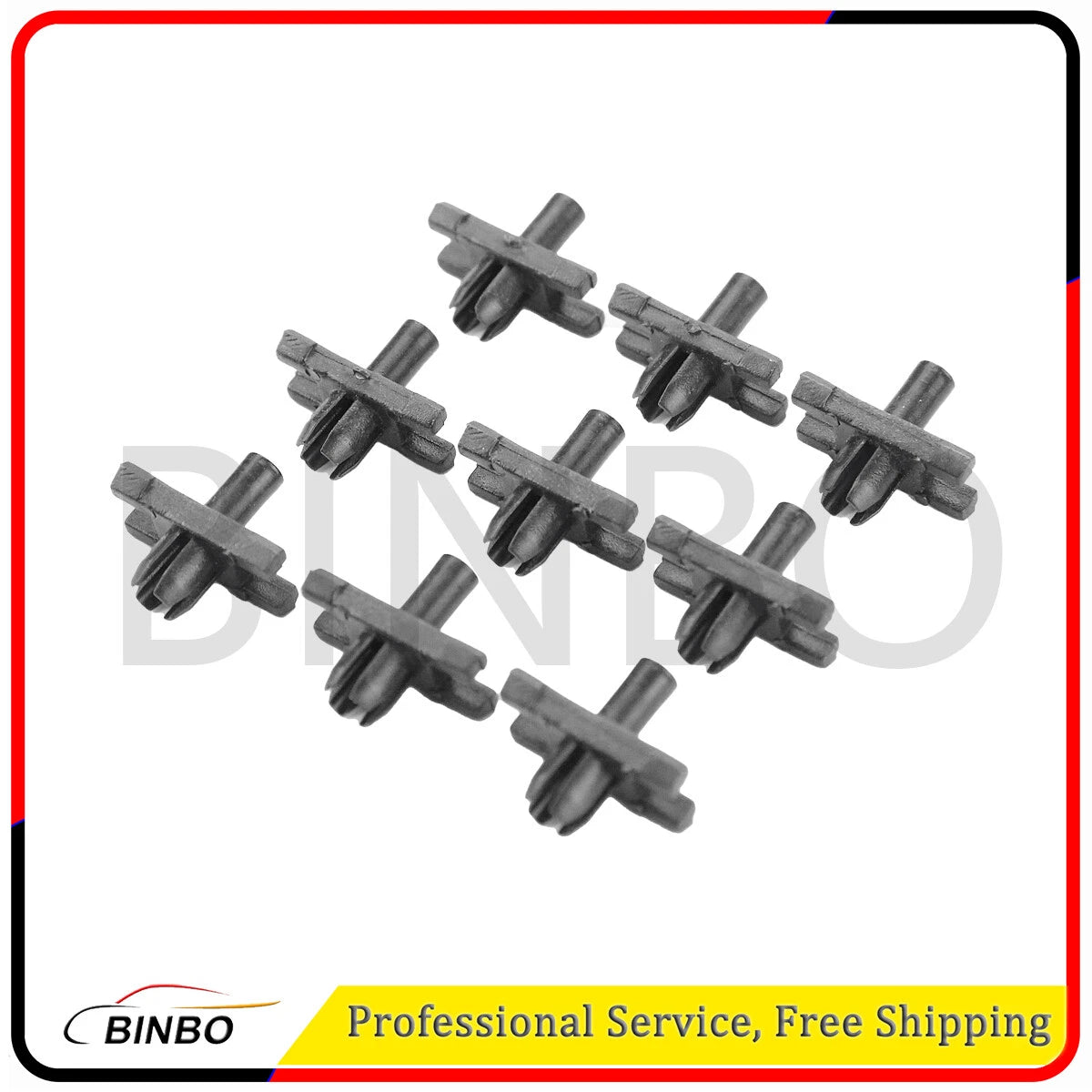 50 Pcs For BMW E10 1602 2002 2002Tii Body Side Moulding Clips Upper Belt Molding 07FC0E-D4 - KOEEK