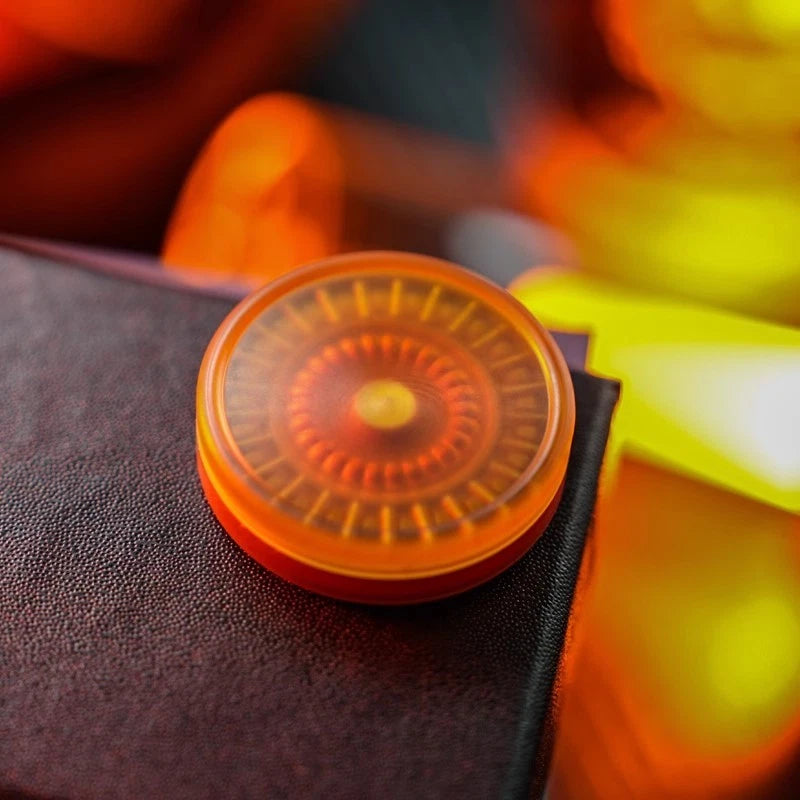 Fidget Toy ADHD Tool PEI Mechanical Ratchet Wheel Haptic Coins EDC Toys Gift 07FC0E-D4 - KOEEK