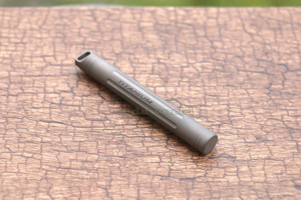 EDC Titanium Portable Outdoor Multi Tool Waterproof Pill Capsula Case Box 07FC0E-D4 - KOEEK