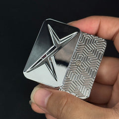 Trackless Fidget Slider Metal EDC Push Card Stress Relief ADHD Office Toys Gifts 07FC0E-D4 - KOEEK