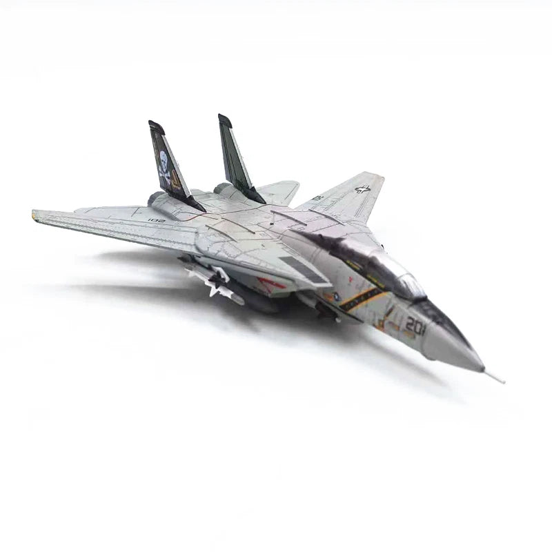 AF1 1/144 F-14A TOMCAT U.S.NAVY VF-84 JOLLY ROGERS AJ201 1978 Diecast 07FC0E-D4 - KOEEK