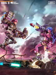 1/6 Official League of Legends Jinx Vi Scale Figure Statue Model Collectible Toy LEAGUE_OF_LEGENDS - KOEEK