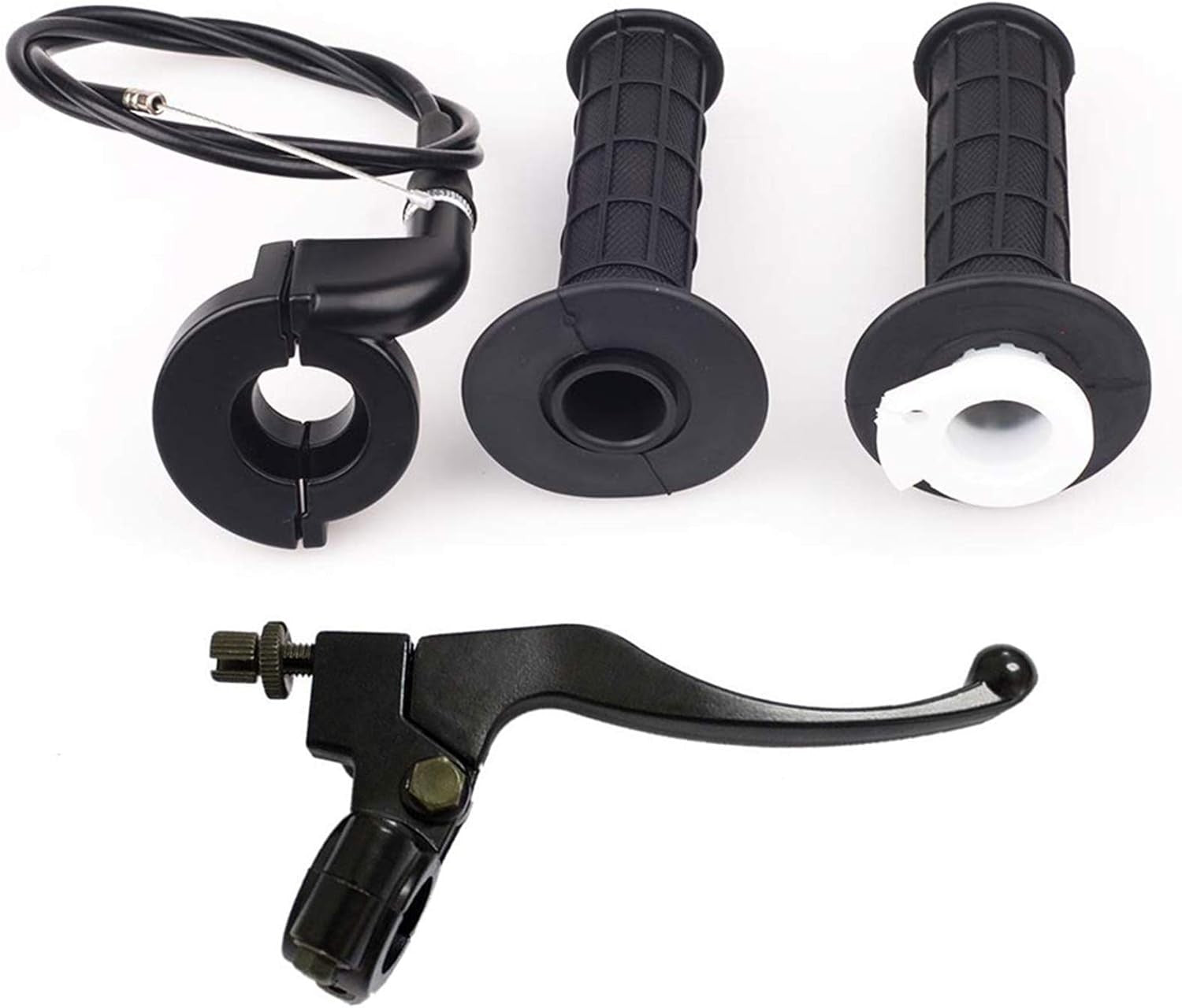 new LIYYOO Throttle Cable Kit, Handle,Right Brake Lever and Left Black LIYYOO - KOEEK