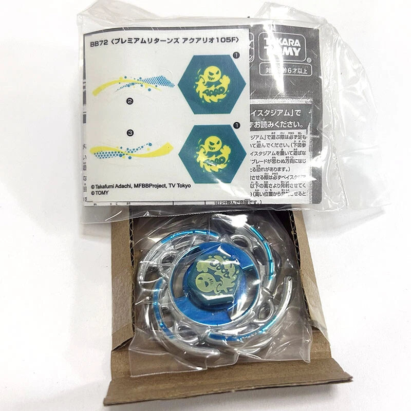 TAKARA TOMY Beyblade BB72 Aquario 105F Metal Master Fusion Fury Booster TAKARA - KOEEK