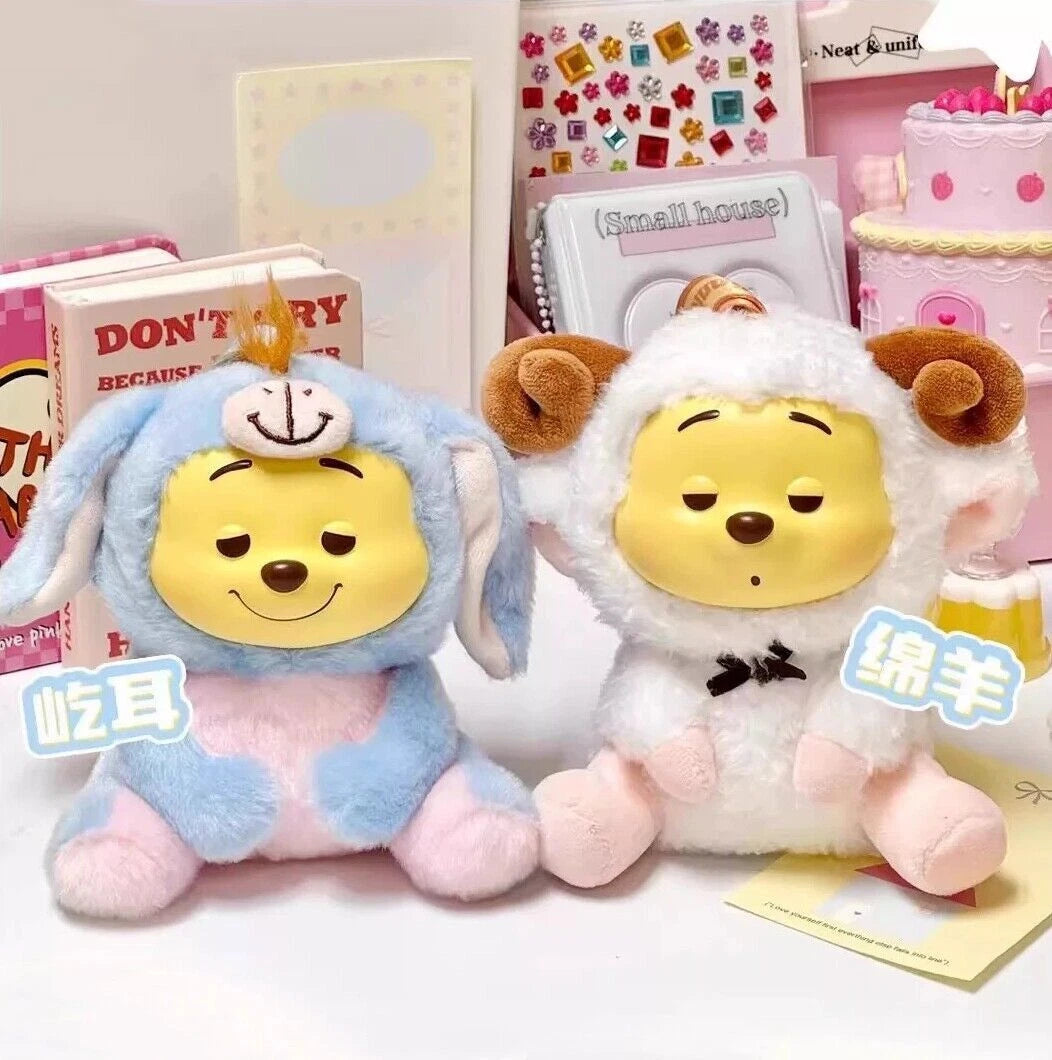 MINISO Winnie The Pooh Naughty Party Plush Vinyl Toy Blind Box Figure Confirmed MINISO - KOEEK