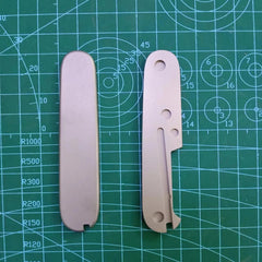 1 Pair TC4 Titanium Knife Handle Scales for 91MM Victorinox Swiss Army Knives 07FC0E-D4 - KOEEK