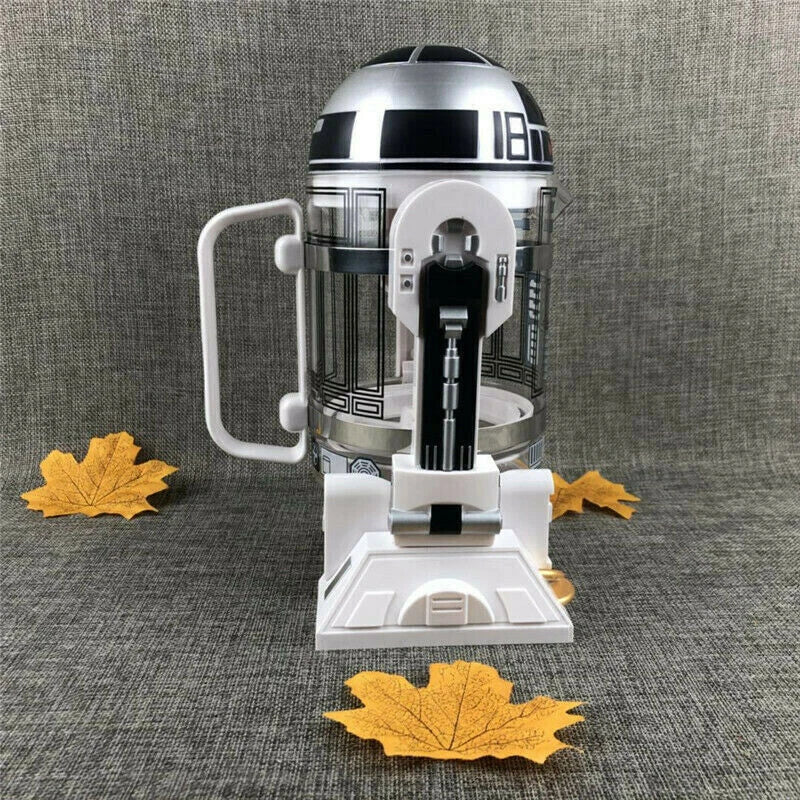 Star Wars R2-D2 Robot Manual Coffee Maker Home French Pressed coffee Machine 07FC0E-D4 - KOEEK