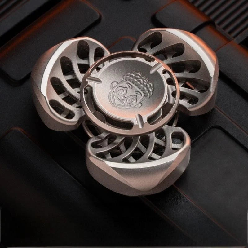 Titanium Alloy Fidget Spinner EDC Fidget Toy Anxiety Stress Relief Spinning Toy 07FC0E-D4 - KOEEK