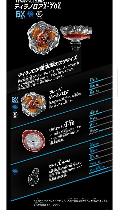 Tomy Takara Shark Scale Deck Set Beyblade X 3 Burst Booster UX15 Official TAKARA - KOEEK