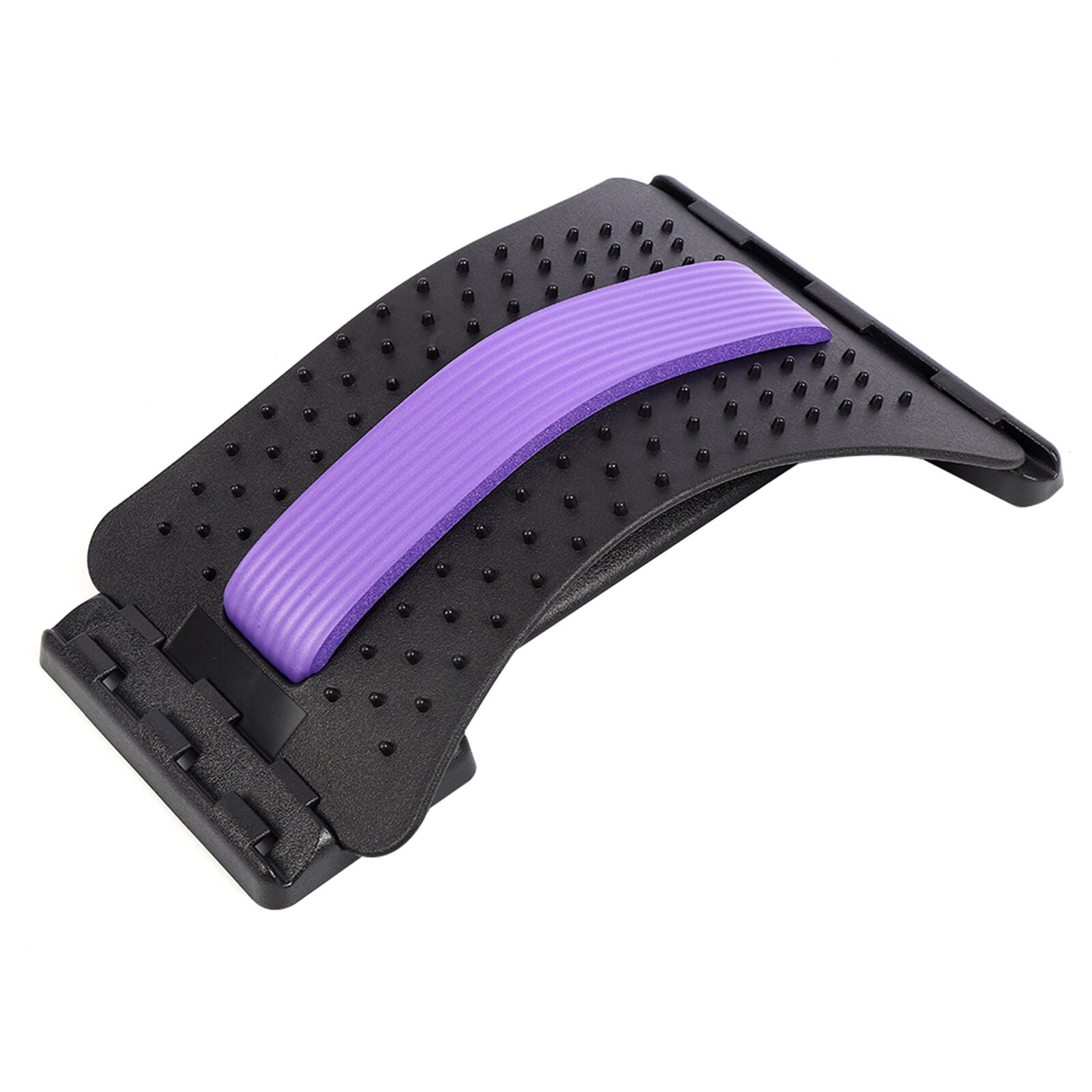 new Lumbar Massage Traction Pad Corrector Stretcher (Acupuncture Black+Purple) HGF koeek - KOEEK