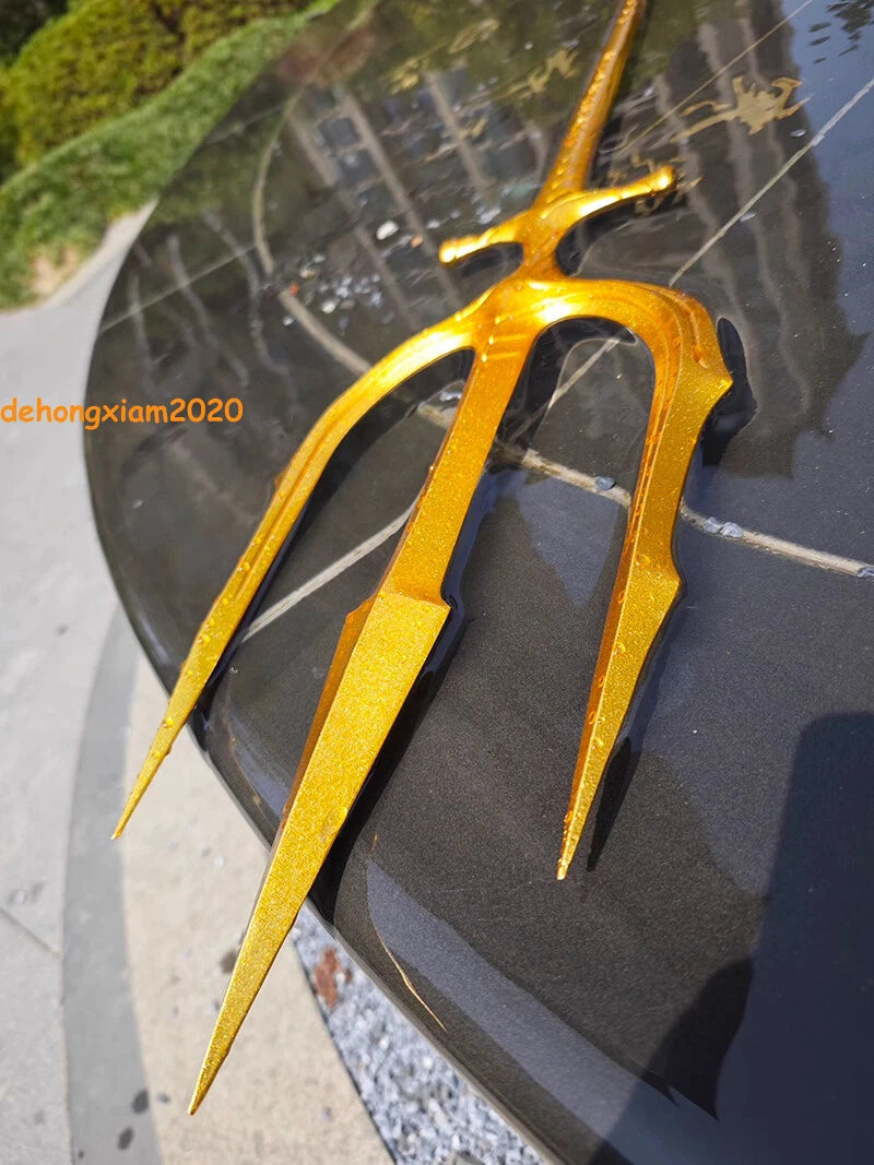 Scale Aquaman Steel Alloy Trident Cosplay Prop 1:1 Full Metal Ornament Toy 210cm 07FC0E-D4 - KOEEK