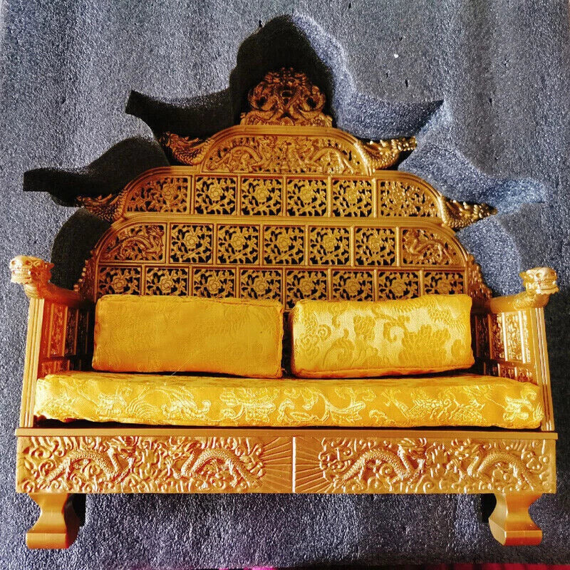 KunLun Toys Ancient Emperors Dragon Chair For 1/6 Scene Figure Model Accessory KUNLUN_TOYS - KOEEK