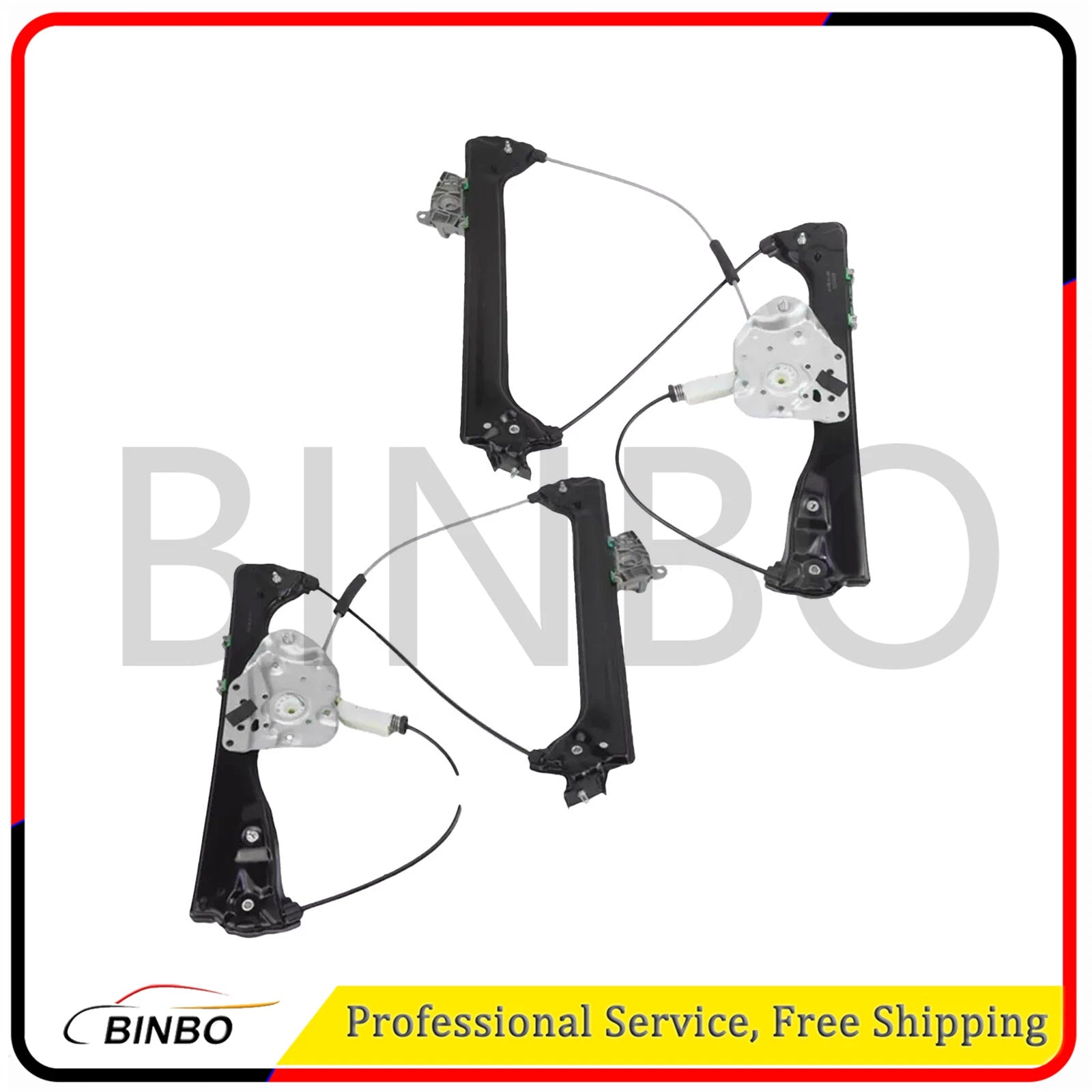 Power Window Regulator Set For 2003-2008 BMW Z4 Front Driver and Passenger Side 07FC0E-D4 - KOEEK