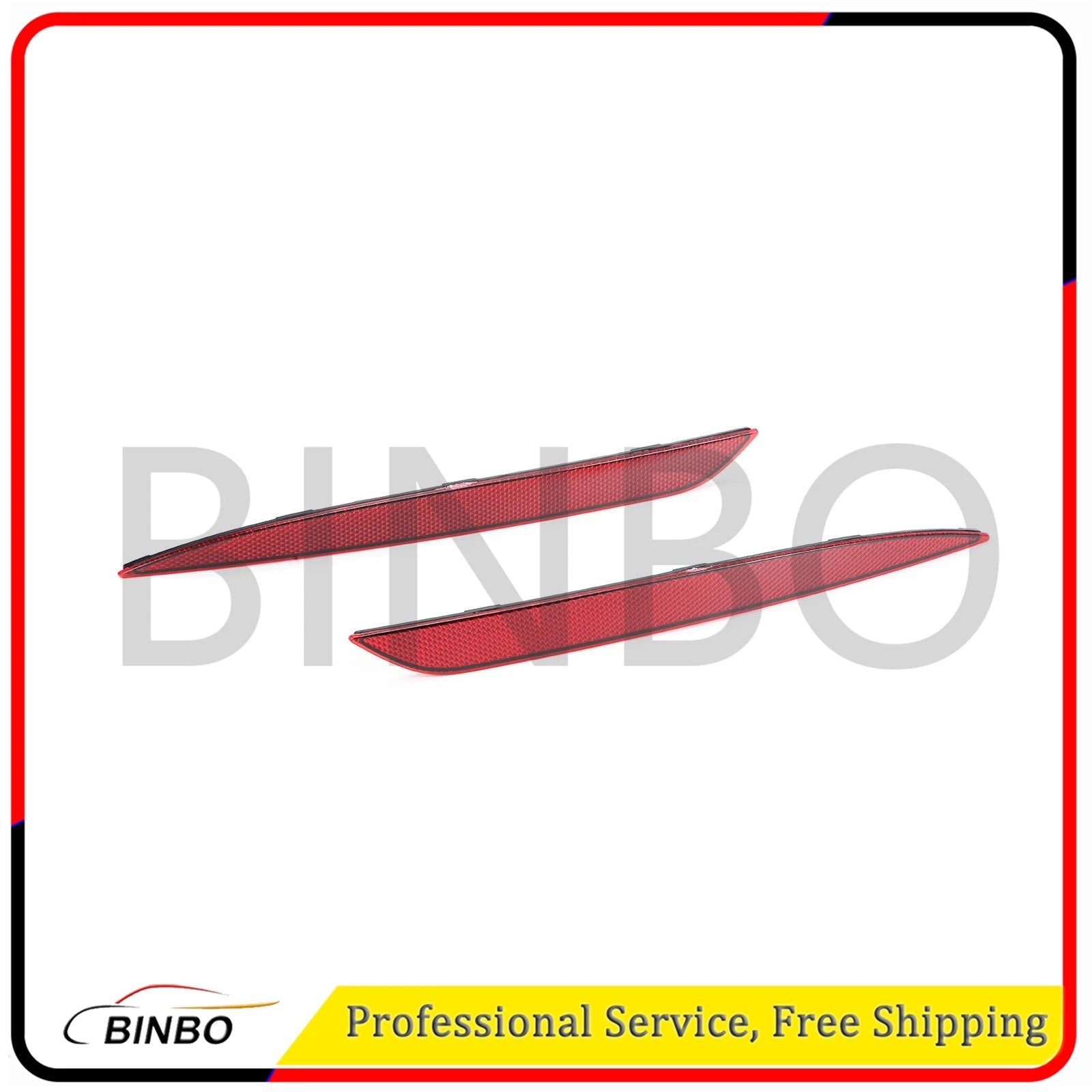 For Tesla Model Y 2022 2021 2020 Tail Rear Bumper Reflector Red Pair LH RH 07FC0E-D4 - KOEEK