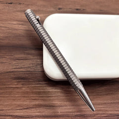 EDC Solid TC4 Titanium Alloy Bolt Ballpoint Business Office Singnature Pen 07FC0E-D4 - KOEEK