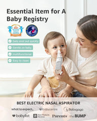 Baby Nasal Aspirator, Baby Nasal Aspirator with 3 Soft Silicone Tips 07FC0E-D4 - KOEEK