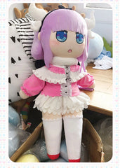 47" Miss Kobayashi's Dragon Maid Kanna Kamui  Soft Stuffed Doll Plush Toy Gift