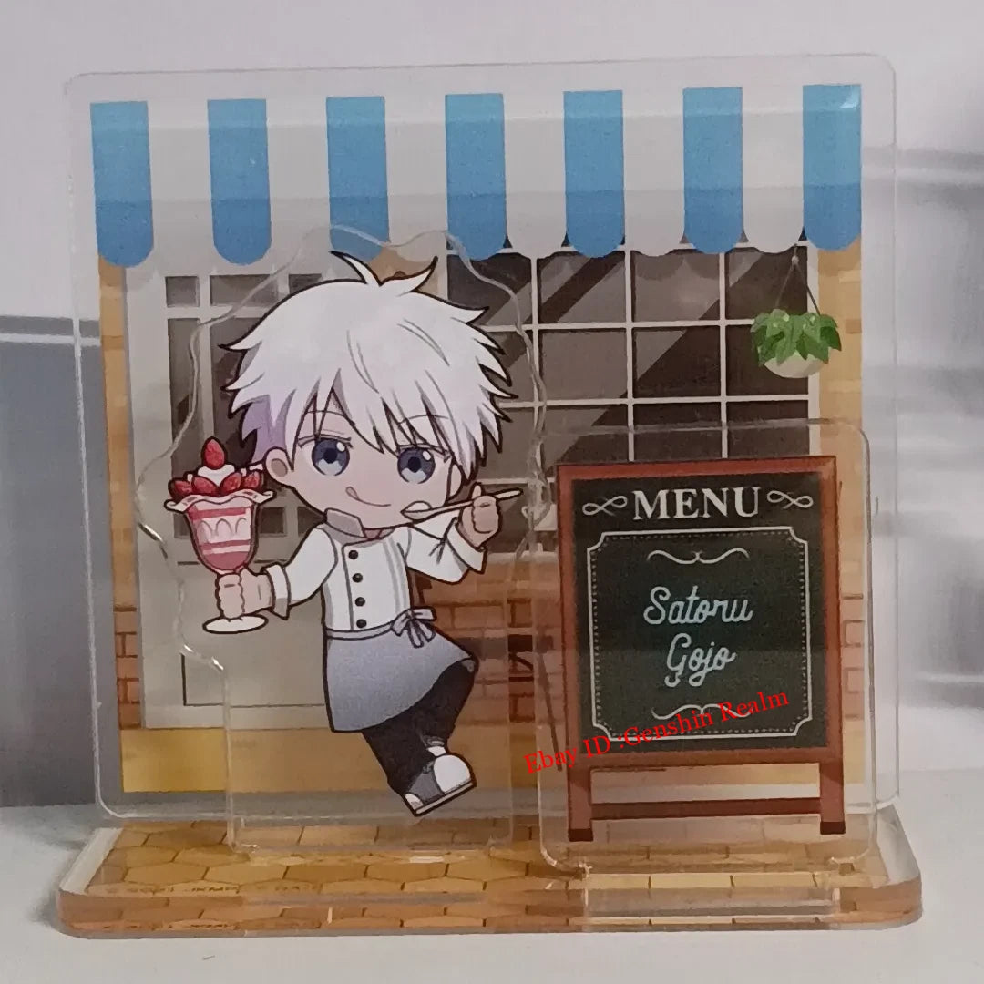 Anime Jujutsu Kaisen Satoru Gojo Restaurant Desktop Stand Figure Decor Gift 07FC0E-D4 - KOEEK