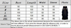 Women Girls Vintage Medieval Long Dress Renaissance Gothic Gown Cosplay Costume 07FC0E-D4 - KOEEK