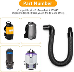 Anti-static backpack vacuum cleaner hose, vacuum cleaner hose 07FC0E-D4 - KOEEK