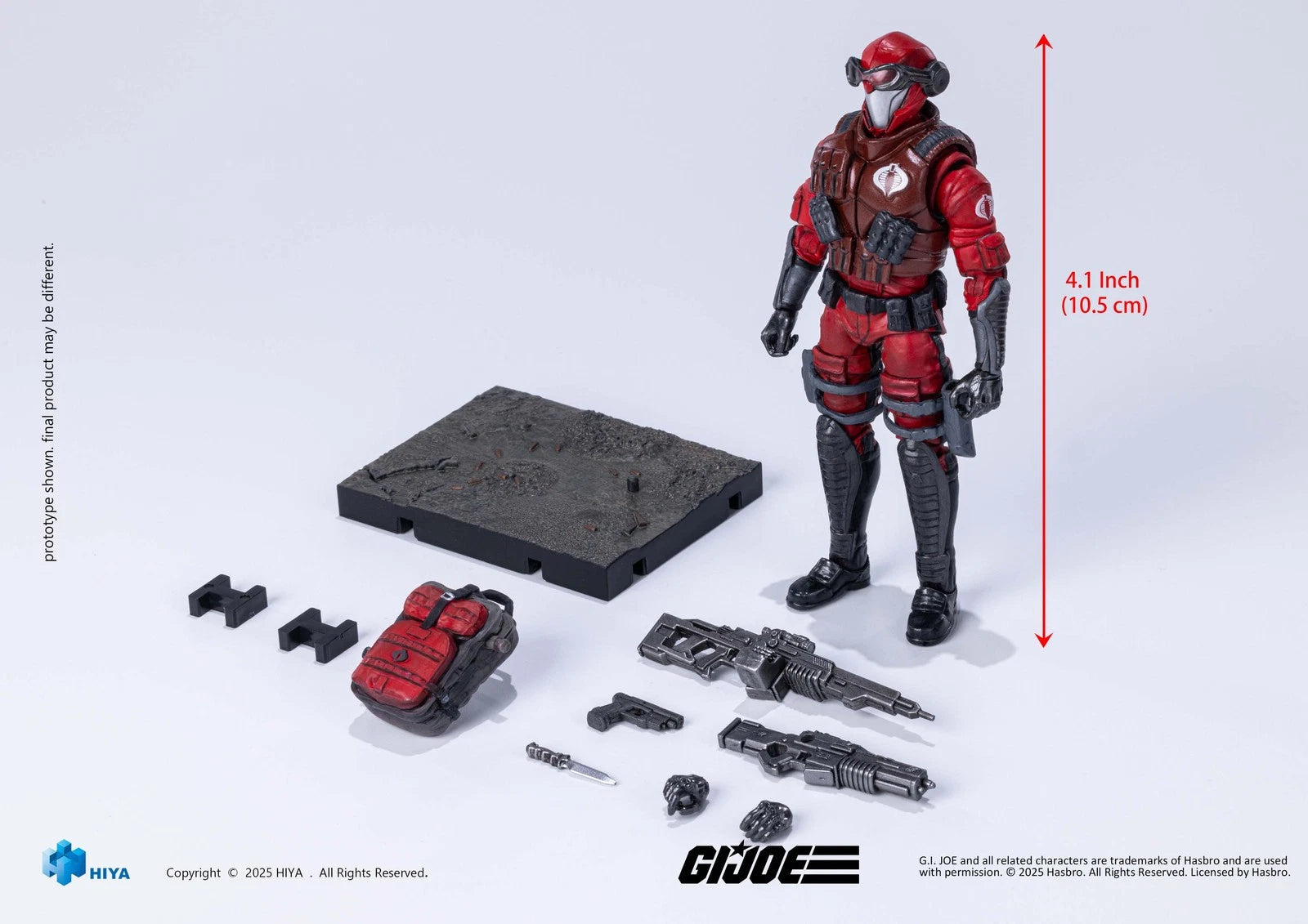 In Stock HIYA Special Forces Crimson Viper 1/18 Scale Collectible Action Figure HIYA - KOEEK