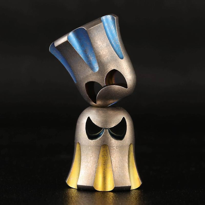 Titanium Ghost Knife Lanyard Bead Paracord Necklace Pendant Bracelet Bead EDC 07FC0E-D4 - KOEEK