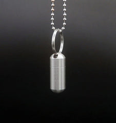 Outdoor Mini Keychain Waterproof Pill Container Box Sealed Storage Tank EDC Tool 07FC0E-D4 - KOEEK