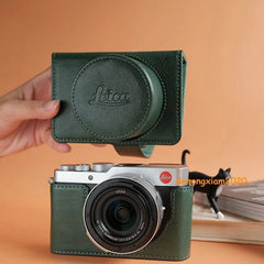 Leather Camera Bag Case For Leica D-LUX8 Dlux8 Protect Cover Belt Strap 07FC0E-D4 - KOEEK