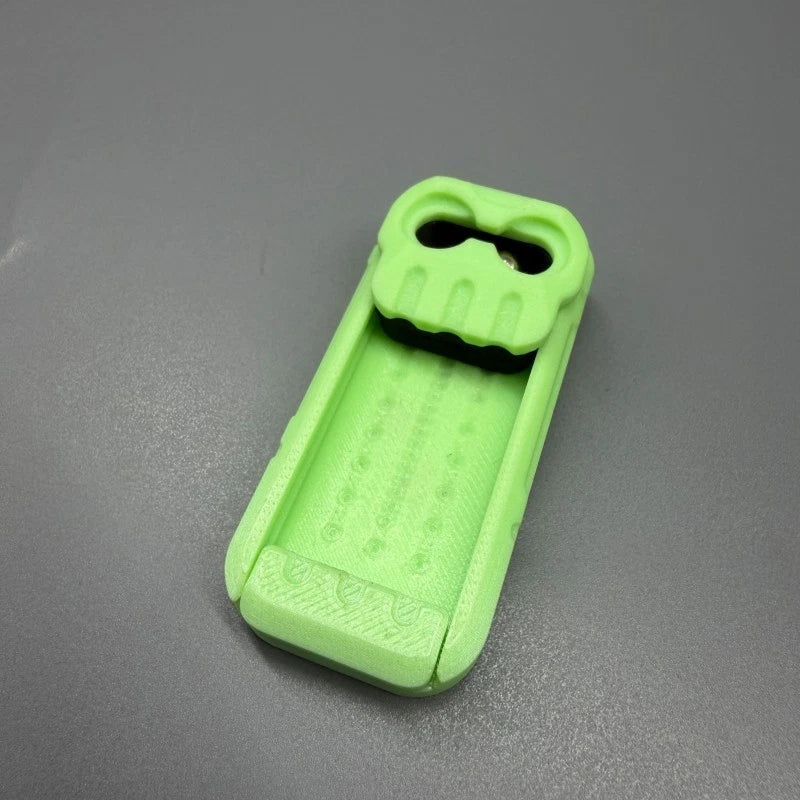 EDC Fidget Slider Minimalist 3D Plastic Mechanical 2-in-1 Fidget Toys Gift 07FC0E-D4 - KOEEK