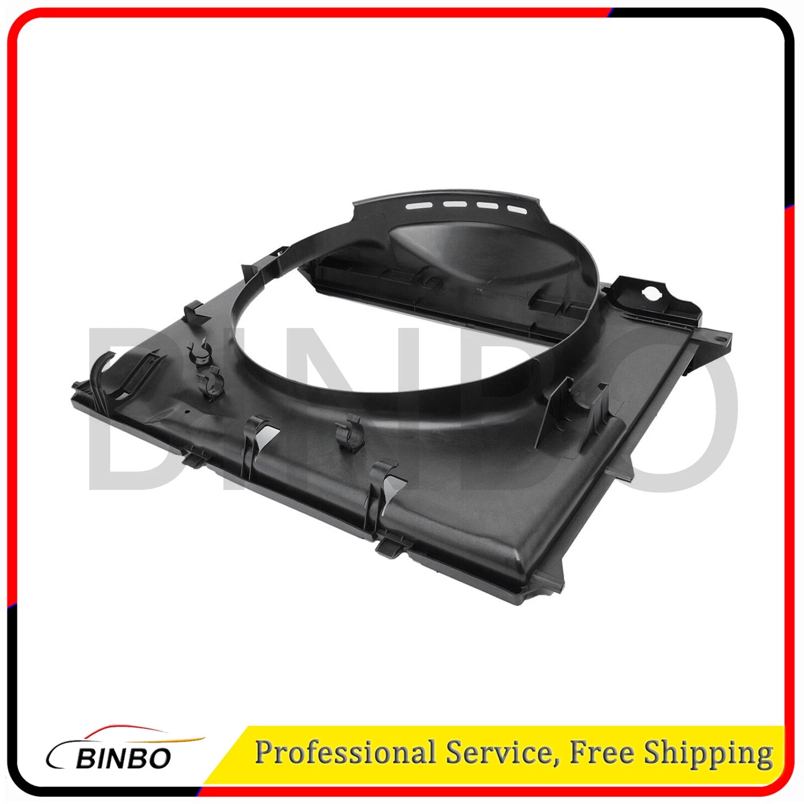 Radiator Cooling Fan Plastic Shroud For BMW E39 525i 528i 530i 17101438457 07FC0E-D4 - KOEEK