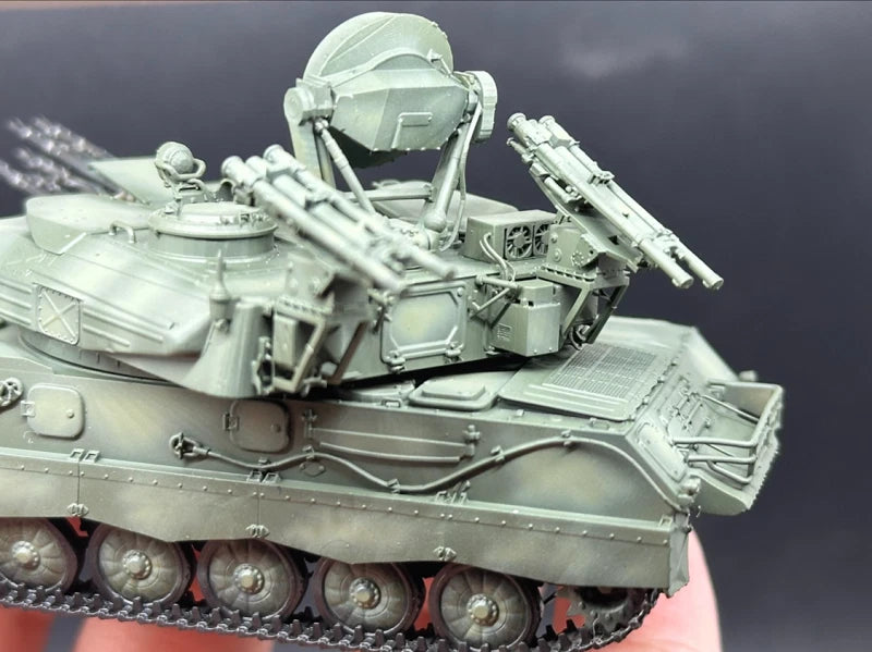 Soviet "Shilka River M4/ZSU-23-4 anti-aircraft gun"3D 1/72 Printed Painted Model 07FC0E-D4 - KOEEK