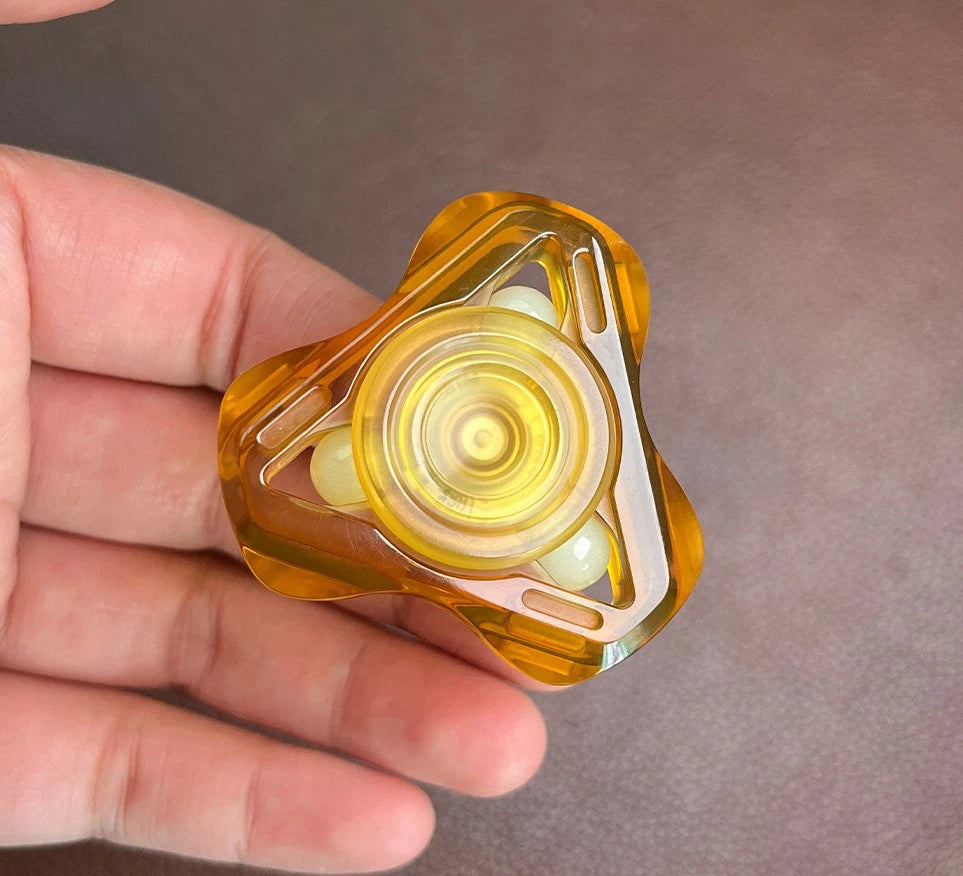 Flexible Fox Fidget Spinner EDC Adult PEI Hand Spinner Fidget Toy ADHD Tool Gift 07FC0E-D4 - KOEEK