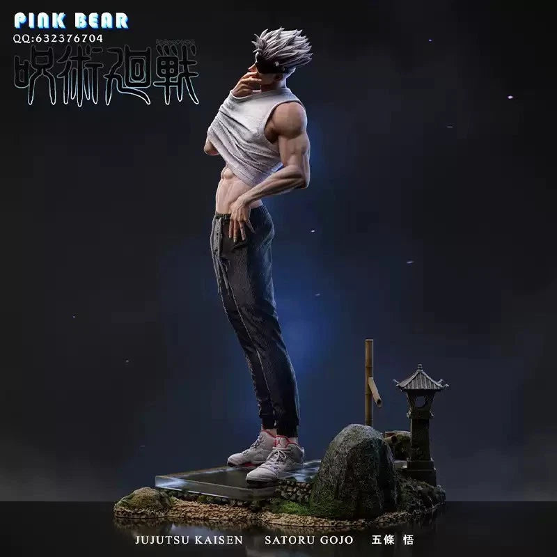 Jujutsu Kaisen Gojo Satoru 1/6 Figure GK Statue W/two Heads Deluxe Model TOY 07FC0E-D4 - KOEEK