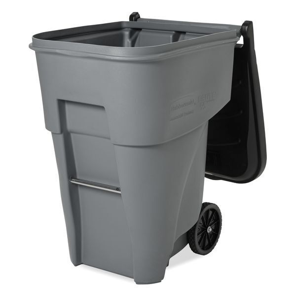 ny Rubbermaid Commercial Fg9w2200gray 95 Gal rektangulær skraldespand, Grå, 28