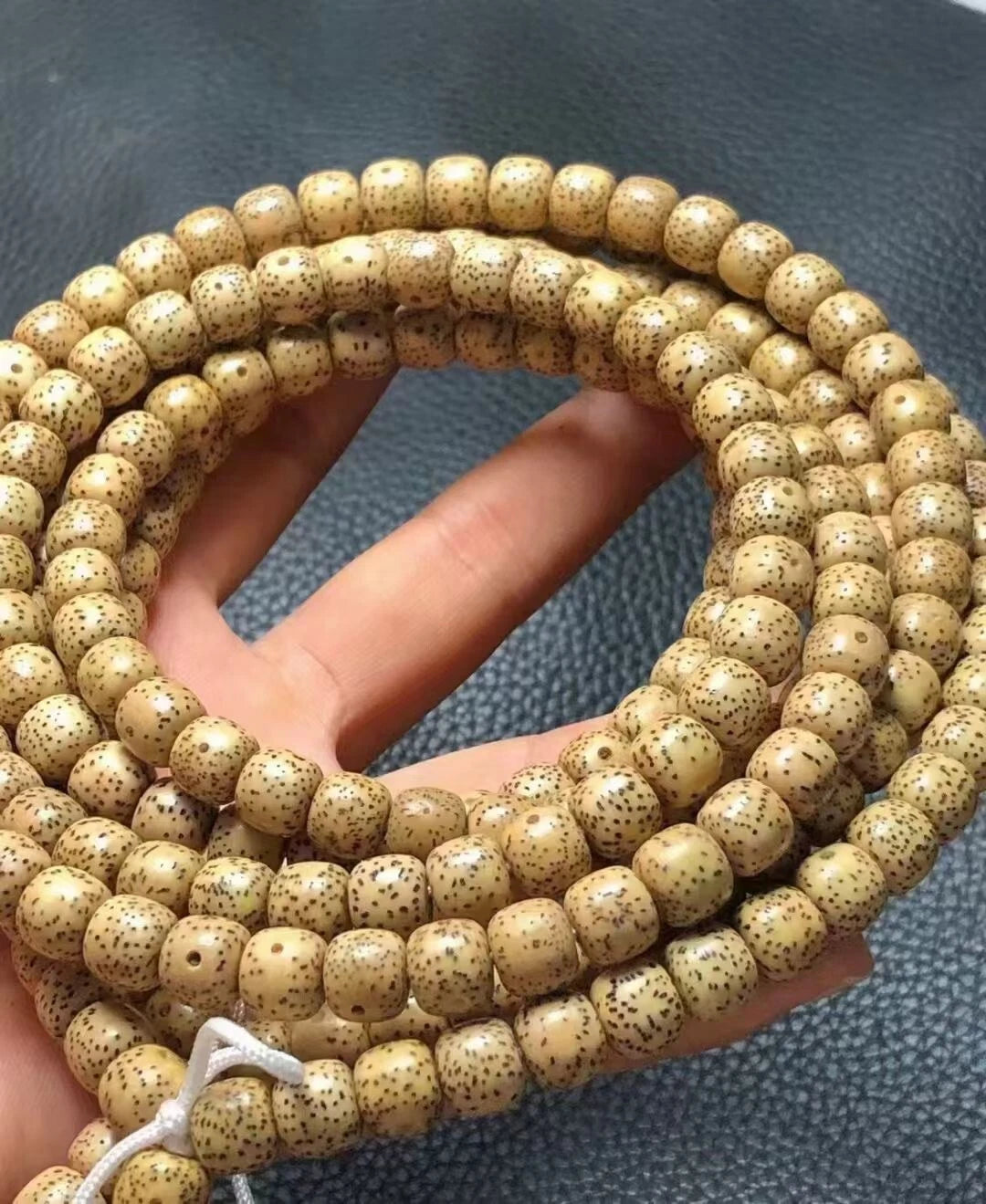120 Beads Mala Necklace 8×9mm Star & Moon Bodhi Prayer ecology HaiNan 07FC0E-D4 - KOEEK
