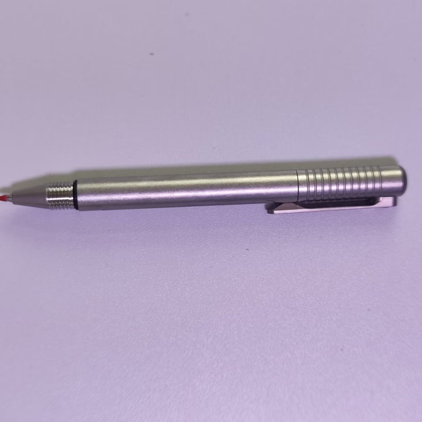 TC4 Titanium Portable Tactical Pen Pocket Ballpoint Pen Outdoor Travel EDC Pen 07FC0E-D4 - KOEEK