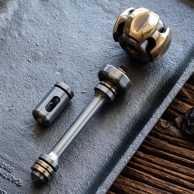 Fingertip Gyro LAUTIE NOIZ C-NANO EDC Metal Spinner Decompression Fidget Toy 07FC0E-D4 - KOEEK