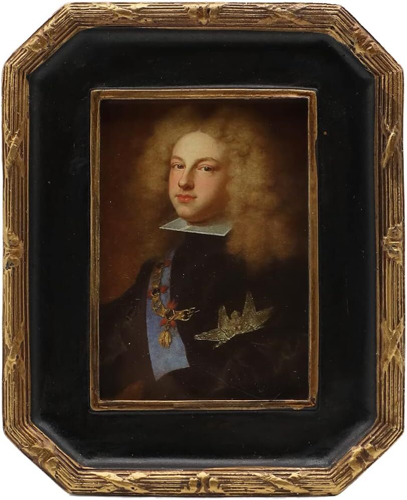 new 2.5x3.5 Small Vintage Picture Frame, Mini Antique 2.5x3.5, Black and Gold 07FC0E-D4 - KOEEK